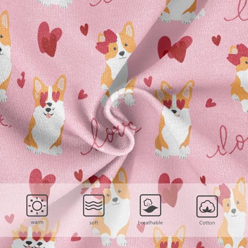 Girls' Underwear Cute Corgi Cotton Stretch Comfort Toddler Panties3