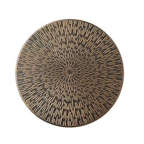 Remenna Metal Side Table, Martini Style Coffee Table Vintage Small Round Aceent Table 23inch for Living Room Bedroom Antique by Remenna - Used condition - Image 4
