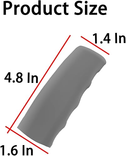 Miniatura 8 de BESULEN Funda de freno de mano para automóvil, funda antideslizante de silicona para freno de mano, protector decorativo en forma de onda para