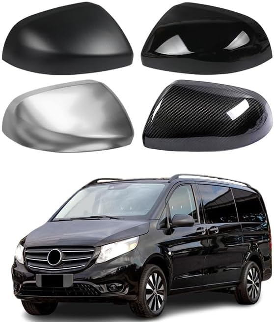 Capuchon rétroviseur Vito W447 argenté anti-rayure remplacement coque cassée