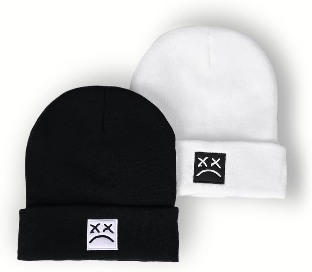 Fashion Autumn Winter Warm Beanie Hats Embroidery Cotton Caps Men Women Knitted Hip Hop Hats - Image 6