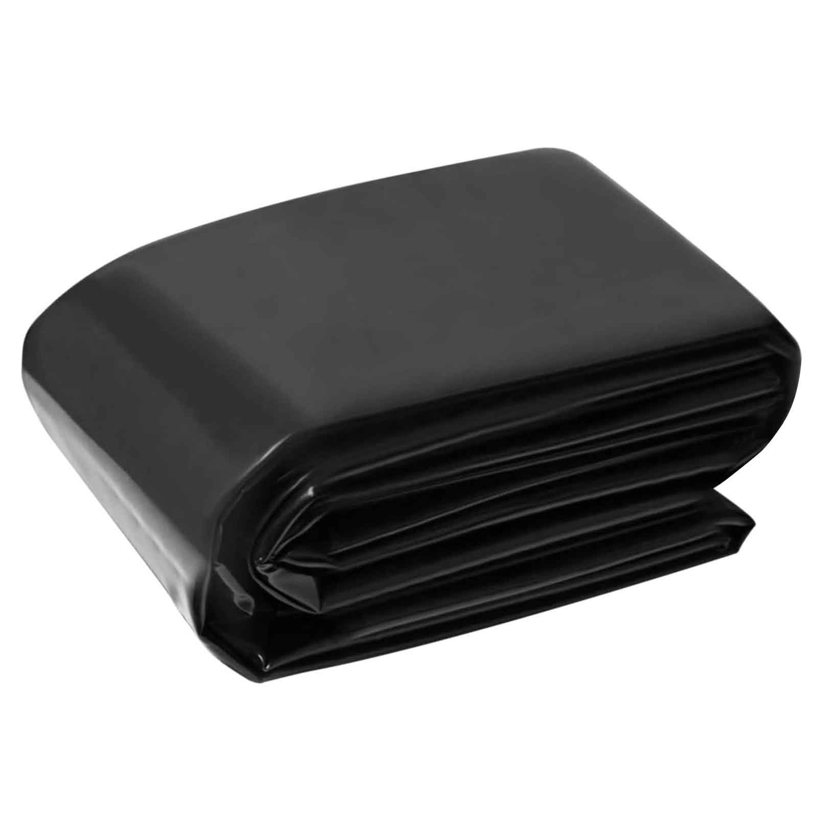 GLDYTVF Pond Liner,Heavy-Duty Pond Liner 3x7m 4x8m 5x10m - Black HDPE 5 Mil Flexible Plastic Sheeting for Garden Pools, Fish Ponds, and Waterproof Tarpaulin (6.5x19.7ft)