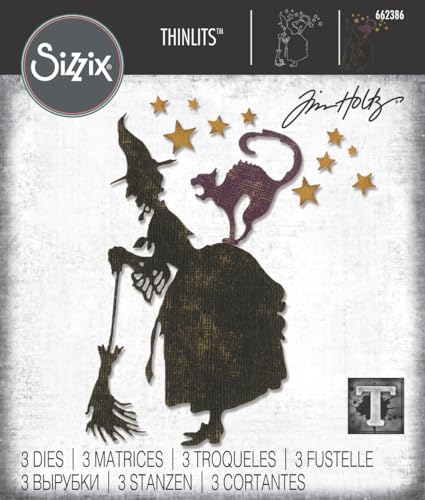 Sizzix Thinlits By Tim Holtz Alterations - Witchcraft - 3 Piece Die Set (662386)
