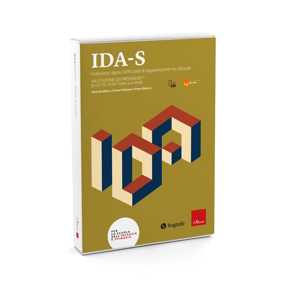 IDA-S Indicatori Delle Difficoltà Di Apprendimento-Scuola. Valutazione Dei Prerequisiti Di Letto-Scrittura. 4-6 Anni - 4