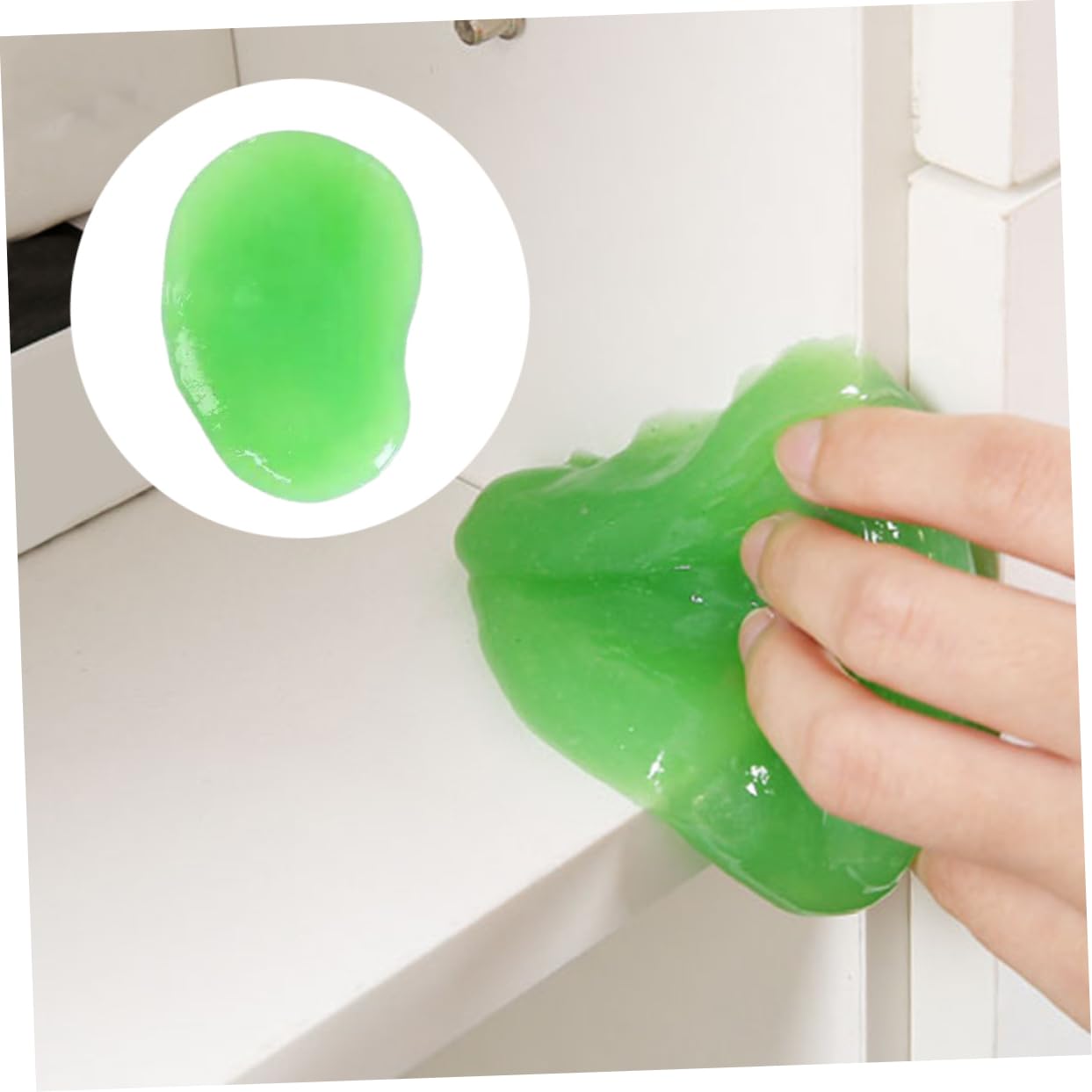 HOMSFOU Reinigungsgel mit Stark Haftender Gel Formel für Tastatur und Computer 20 Stück zur Effektiven Staubentfernung und Detailreinigung Zufällige Farbe Am Arbeitsplatz