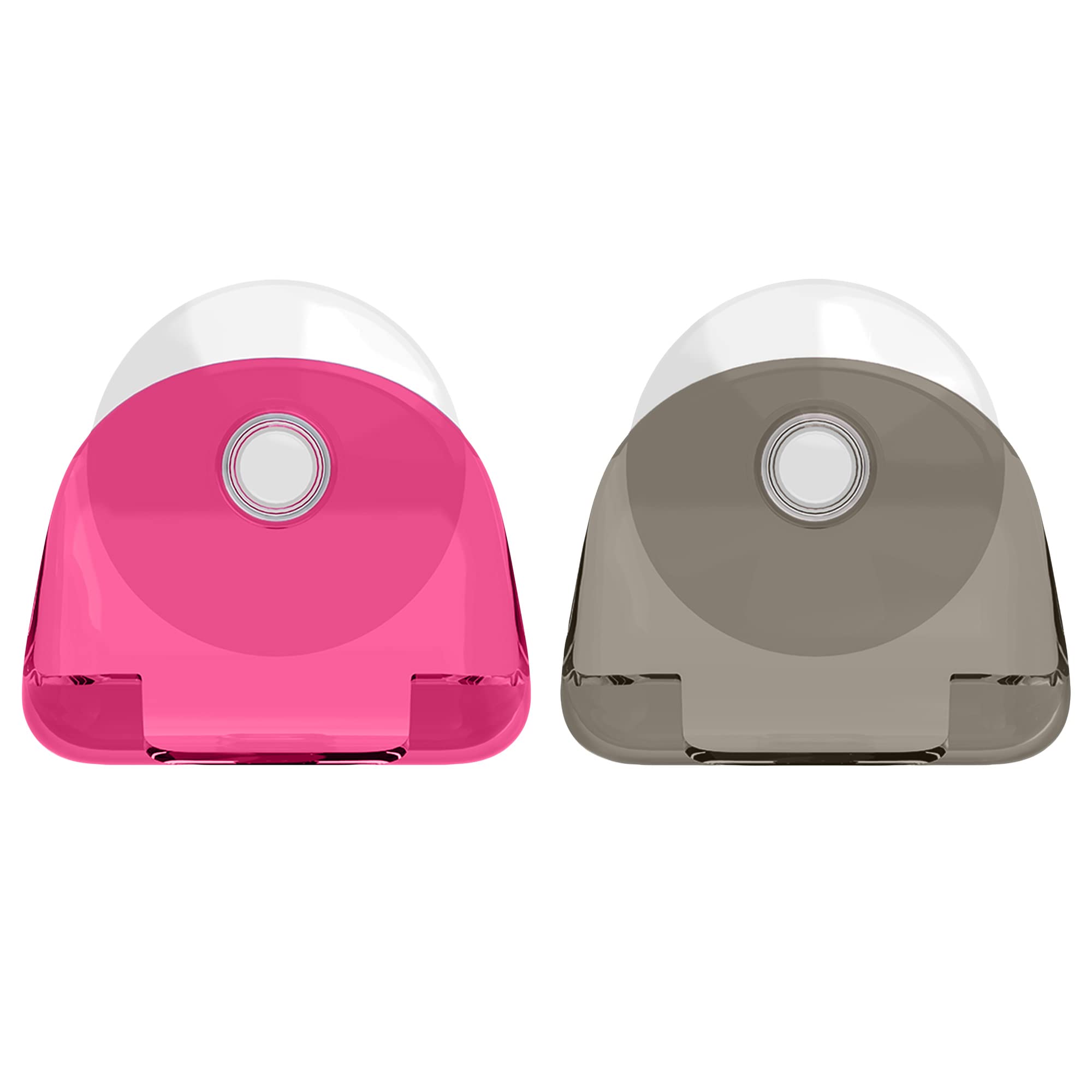kwmobile Porta Rasoio a Ventosa - 2X Supporto Porta Lametta Universale da Parete - Organizer Universale Bagno per rasoi Gancio da Appendere - No Trapano