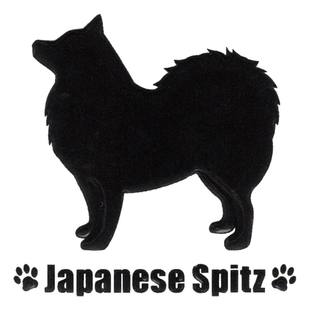 Amazon.co.jp: 犬 蒔絵シール ステッカー【LOVE DOG 日本スピッツ 黒