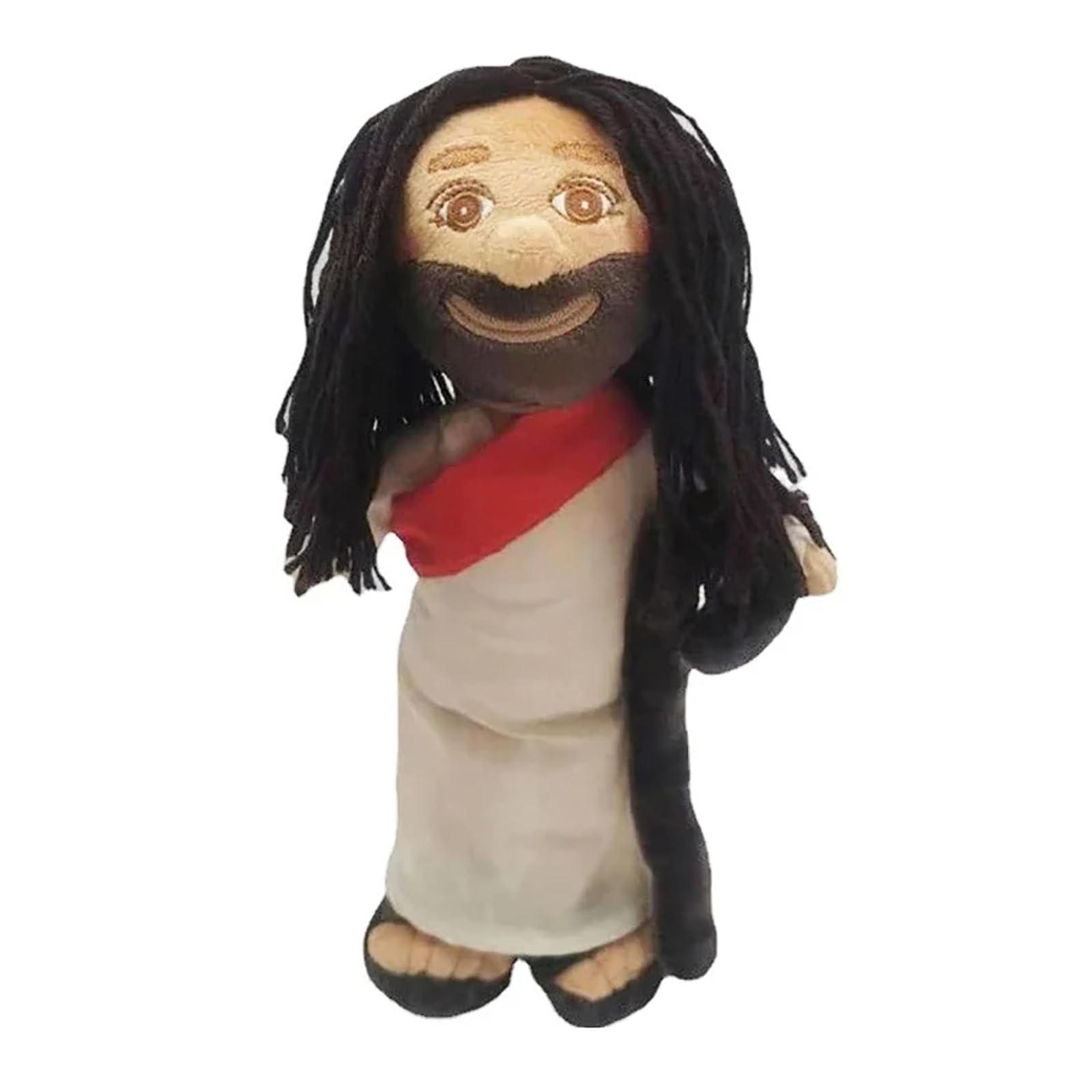 Qxiao Boys Style-C My Friend Jesus 11.8 Inch Religious Christ Smiling Jesus Toys Classic Savior Stuffed Plush Doll Religious Celebrations And Easter Party Favors For And Girls