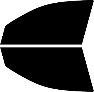 True Line Automotive Precut Auto Window Tint Compatible with Mitsubishi Outlander SUV 2006-2013 - 20% Front Sides Only - Front Car Window Tint - Window Tint for Cars - Ceramic Window Tint Kit