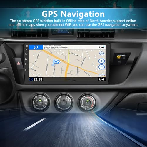 Android 13 Radio para Carro Toyota Corolla 2014-2016 Bluetooth miniatura 4