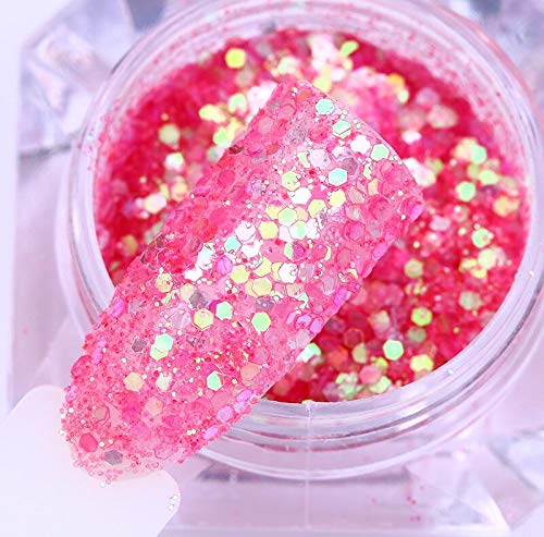 Kissmi 48 Sets Nail Chips Nail Glitter Gold Foil Shells 3D Nail Art Decoration With A Tweezer #TOP7