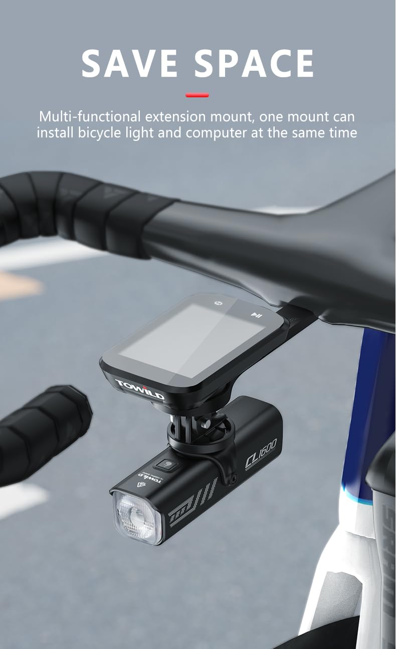 Towild Aluminium Adapter Für GoPro - Fahrrad Computer Halterung