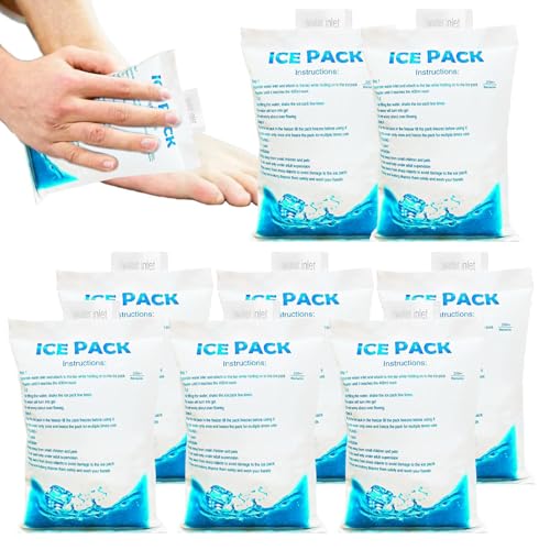 XUQEAYWD Compresa Fría de Gel - Compresas Frías De Gel Congelable | Bolsas De Enfriamiento Accesorios para Neveras para Aire Libre Correr Envíos Alimentos Trabajo Camping