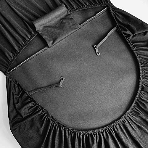 Elantrip Dual Waterproof Front Car Seat Covers Neoprene Car Bucket Seat Protection Airbag Compatible For Cars Suvs Trucks Vans 2 Pcs(Black) #TOP7