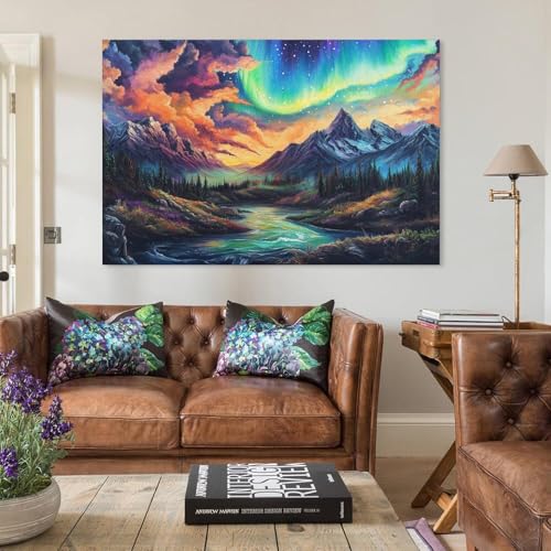 Impression sur toile décorative pour créer un salon chaleureux et cocooning - 5