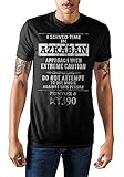Harry Potter Distressed I Survived Azkaban T-shirt Shirt-Medium