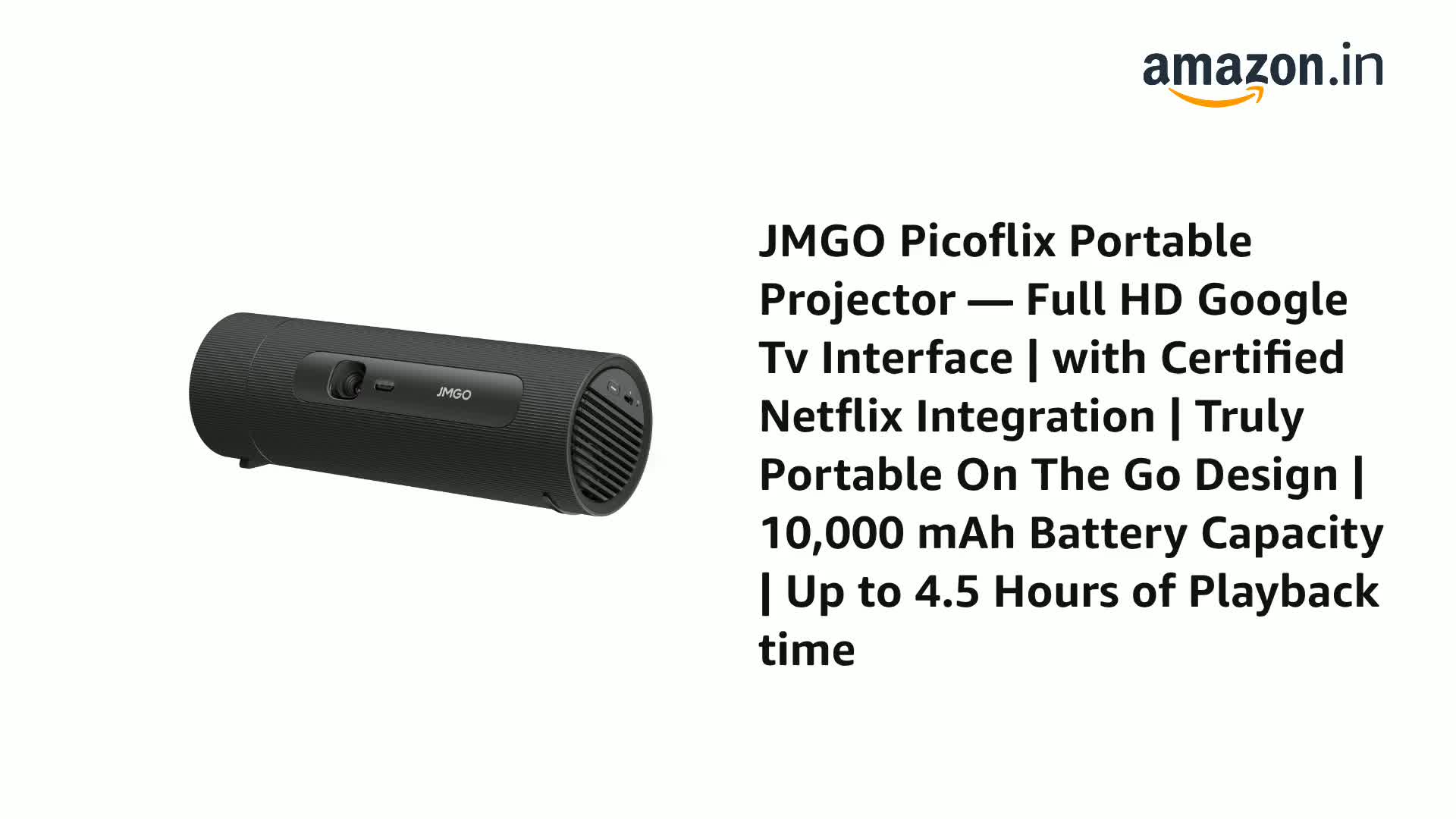 Picoflix Portable Projector — Full HD Smart Entertainment