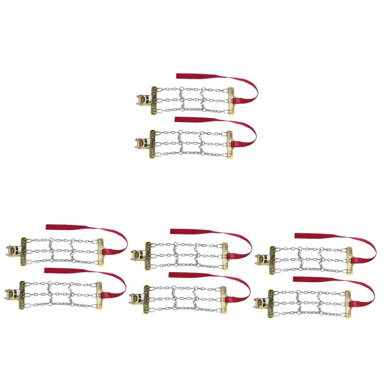 PRETYZOOM Cadenas De Nieve Antideslizantes Para Neumáticos De Automóviles Cadenas De Seguridad Para Vehículos Suv Y Camiones Protección Efectiva 2 Piezas X 4