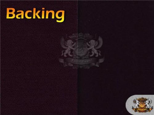 Miniatura 2 de Terciopelo Ultra Flocado Sólido Tela De Tapicería 03 Púrpura Oscuro/58" Ancho...