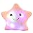sofipal Creative Twinkle Star Shaped Plush Pillow, LED Night Light Glowing Cushions Stuffed Toys Gifts for Kids, Decoration (Pink)
