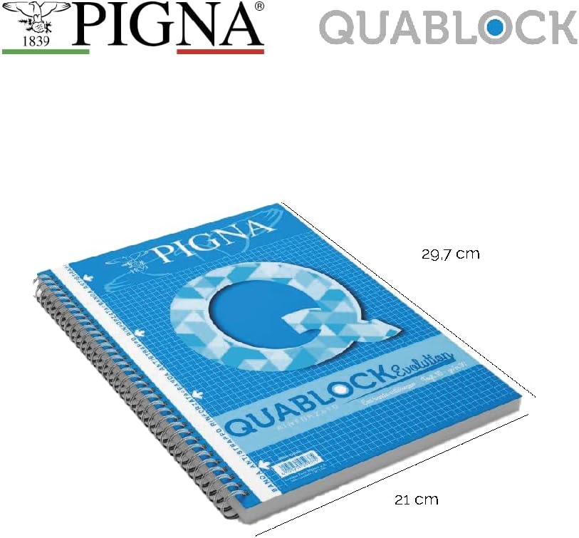 Pigna Quablock Evolution 5 Quaderni a Quadretti
