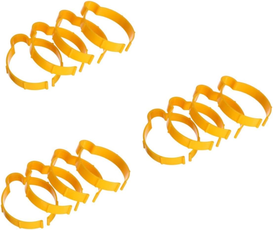 12pcs Yellow Vinyl Wrap Clips for Auto Film Storage Tool for Car Decals and Stickers for Organizing Vinyl
