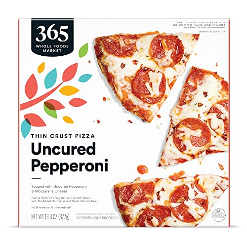 365 By Whole Foods Market, Pizza Thin Crust Uncured Pepperoni, 13.3 Ounce #TOP6