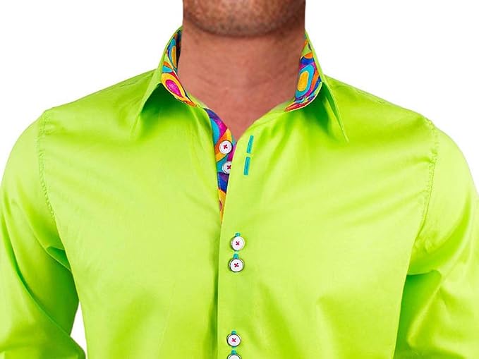 Multi Color Designer Dress Shirt - Made 