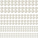MEHRERE GRÖSSEN - Sie erhalten 4 Perlen mit unterschiedlichen Durchmessern, darunter 4 mm / 900 Stück, 6 mm / 480 Stück, 8 mm / 120 Stück, 10 mm / 60 Stück, insgesamt 1560 Stück, die ausreichen, um sie mit Freunden und Familie zu teilen.