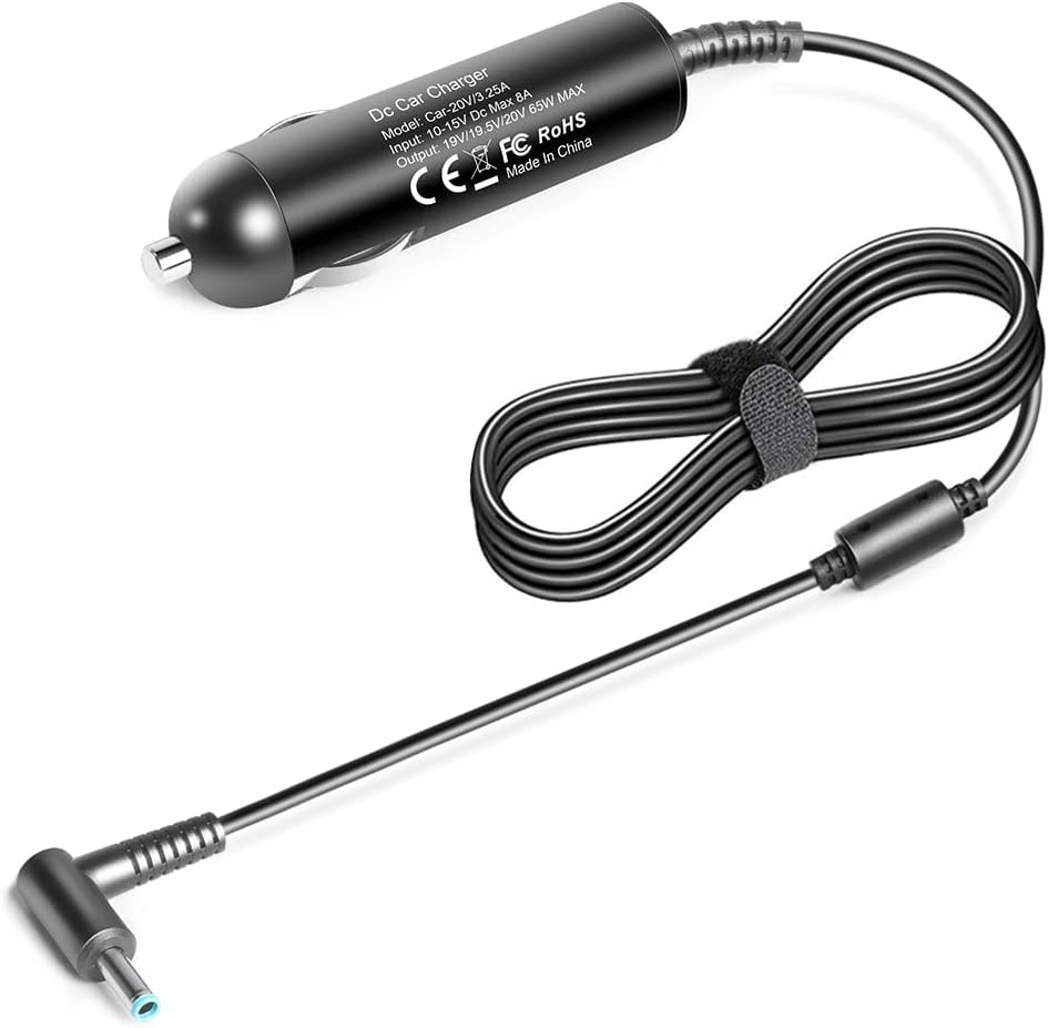 65W 45W 19.5V Laptop Charger DC Adapter Compatible with HP X360 Pavilion 15-F Envy Spectre Elitebook 850-G3 840-G3 820-G3 745-G3 725-G3 755-G3 840-G4 820-G4 850 ProBook Auto Vehicle Supply