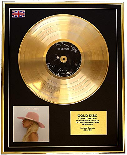 LADY GAGA/Cd Gold Disc Record Limited Edition/JOANNE