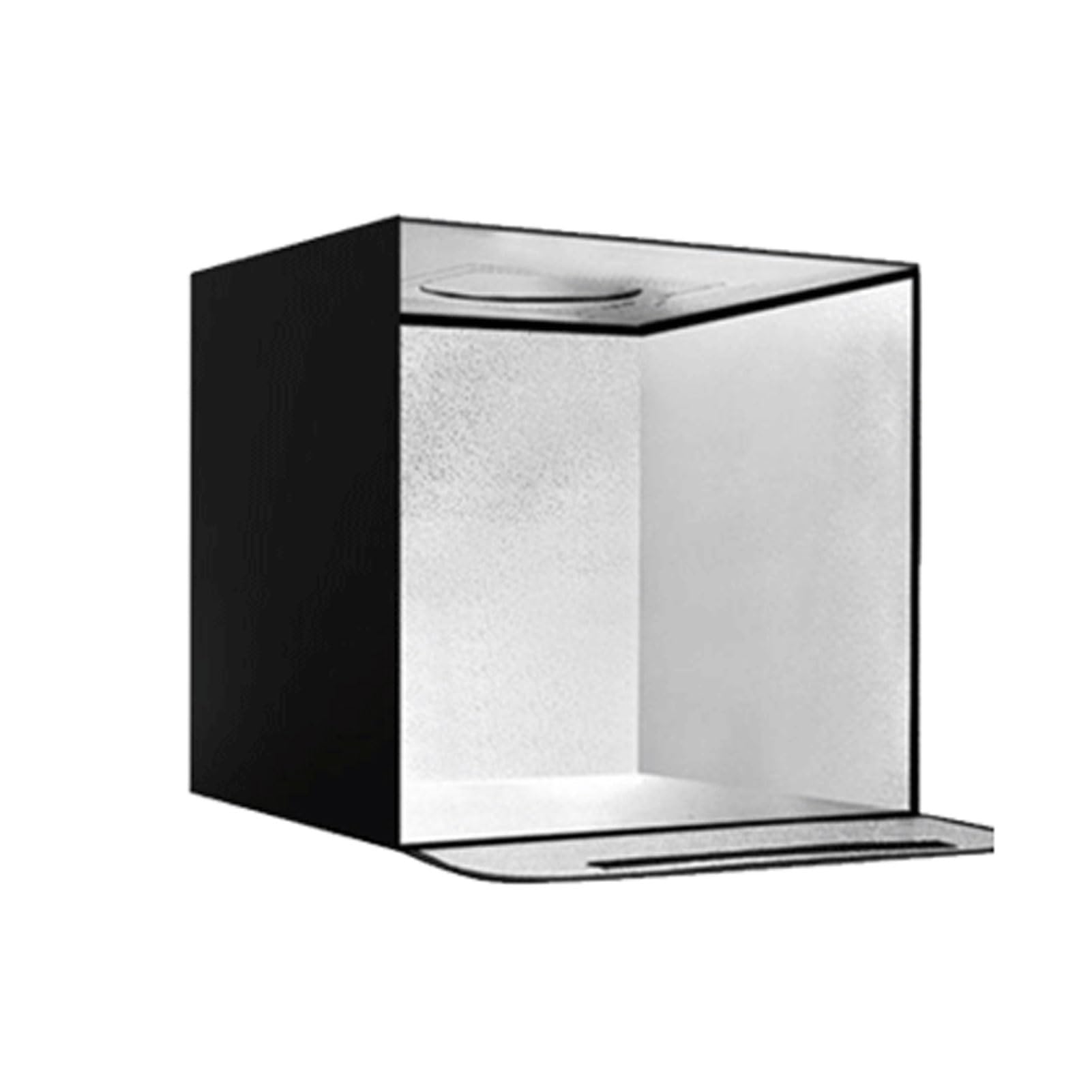 Caisson Lumineux Photo Portable, Mini Tente de Studio Pliante avec 72 LED 10 Niveaux de luminosité 3000K-6000K pour la Photographie de Produits Cosmétiques de Bijoux 15,7x1