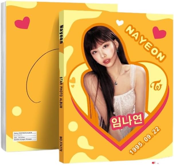 KAIZUKICHINKPOP new star photo collection NAYEON peripheral album Lin Nalian high definition coated paper color printing photo collection (37A270-NAYEON)