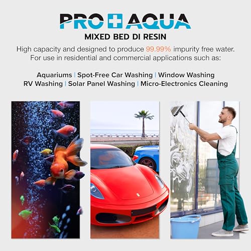 Image of DI Resin Replacement Refill Deionization Color Changing Premium Grade, TDS Filtration, Aquariums, Spot Free Rinse, 1L