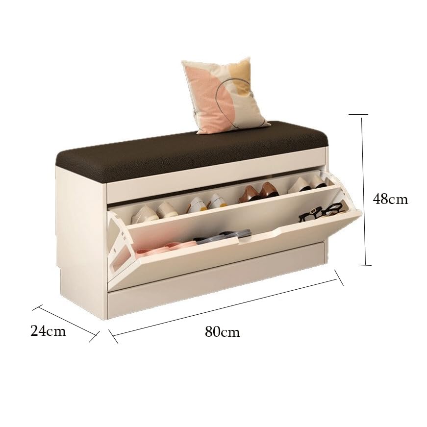 Meuble rangeur à chaussures et banc étroit pour optimiser votre entrée - 3