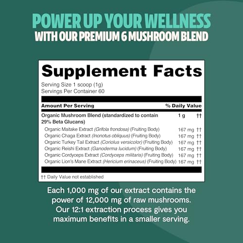 image for FreshCap Mushrooms Ultimate Mushroom Supplement Powder 12,000mg - Noot