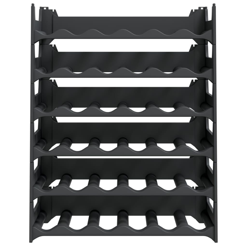 Rantry Flaschenregal für 36 Flaschen, stapelbar, Flaschenregal, Weinregal, Schrank, Küche, Speisekammer, Zuhause, Lagerung, Weinschrank, Präsentationsständer
