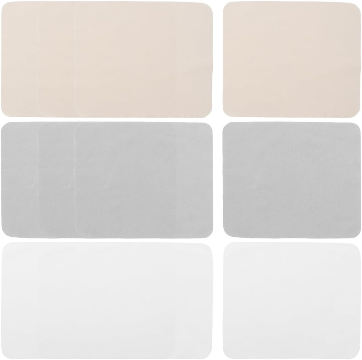 12 Pack Eyeglass Cloths Soft Reusable Lens for Glasses Jewelry Camera Phone Portable 6.88X5.70 Inches