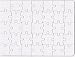 Nextnol 35 PCS Blank Puzzle，White DIY Puzzle，Custom Jigsaw Puzzle，Blank Jigsaw Puzzle，Size：8.5 inch and 11 inch.