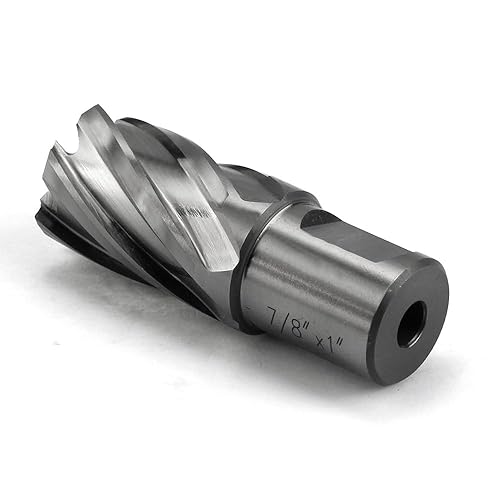 Miniatura 7 de Cortador anular de 78 pulgadas de diámetro de corte 34 Weldon Shank 1 profundidad de corte con pasador piloto brocas HSS kit para prensa de taladro