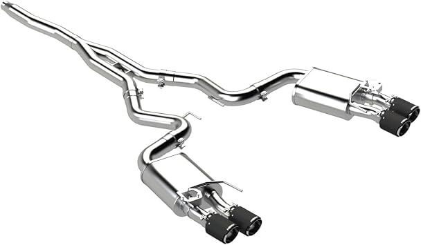 MBRP 18-22 Ford Mustang 2.3L Ecoboost 3in Cat-Back Exhaust w/Quad Carbon Fiber SS Tips - T304