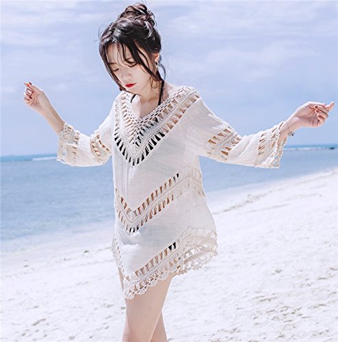 Vestido de playa KOOBS calado con protección solar para ropa de baño 2