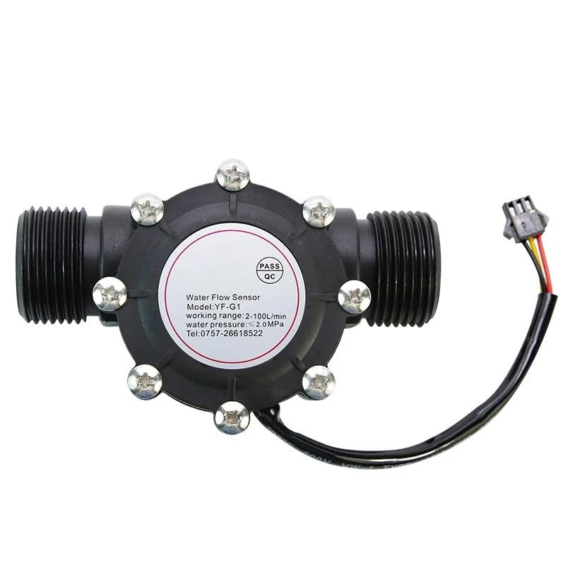 1/2 "3/4" 1 "1-1/2" 1-1/4 "Sensor de flujo de agua Sensor de flujo Hall medidor de flujo 1,75 MPa interruptor de Sensor de flujo de agua DC 3,5-24V | 1-1/4"