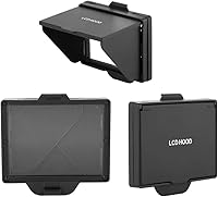 Vista 6 de Parasol LCD con cubierta protectora de pantalla plegable para cámara D810/D800 DSLR
