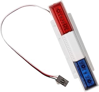 Yardwe Accesorios De Autos De Juguete Ligeros De La Policía Roja y Azul Luces Led Luces De Coche De Juguete Escala 1/10. Luz Led Modelo De Coche De Ingeniería El Plastico