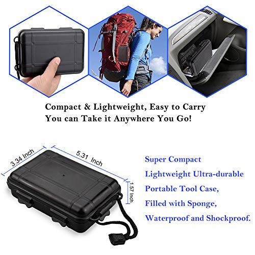 Emergency Survival Kit, Monoki 9-In-1 Compact Outdoor Survival Gear Kits Portable EDC Emergency Survival Tools Set with Gift Box for Camping Hiking Hunting Climbing Travelling or Wilderness Adventures - Thumbnail 4
