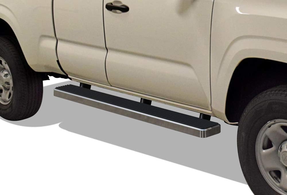APS Premium 6in 304 Stainless Steel Running Boards Compatible with Toyota Tacoma Access Cab 05-23