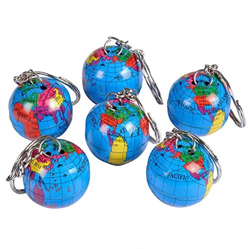 Rhode Island Novelty 1" Globe Keychain #TOP1