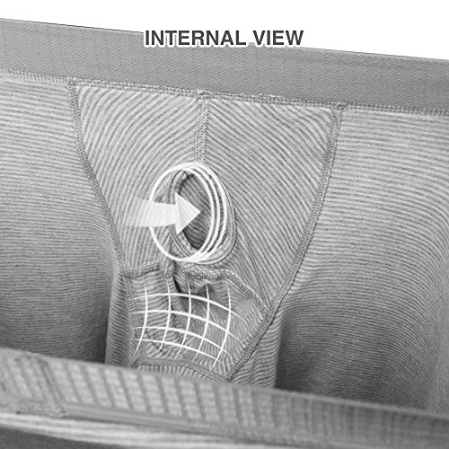 Separatec Men's 3 Pack Micro Modal Viscose Separate Pouches Comfort Fit Boxer Briefs(L,Light Blue/Dark Gray/Light Gray Stripe)4