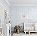 GloryTik Peel and Stick Wallpaper Blue and White Contact Paper Modern Geometric Self-Adhesive Removable Waterproof Wall Paper for Bedroom Bathroom Cabinets Kids Room Vinyl Roll 16.14